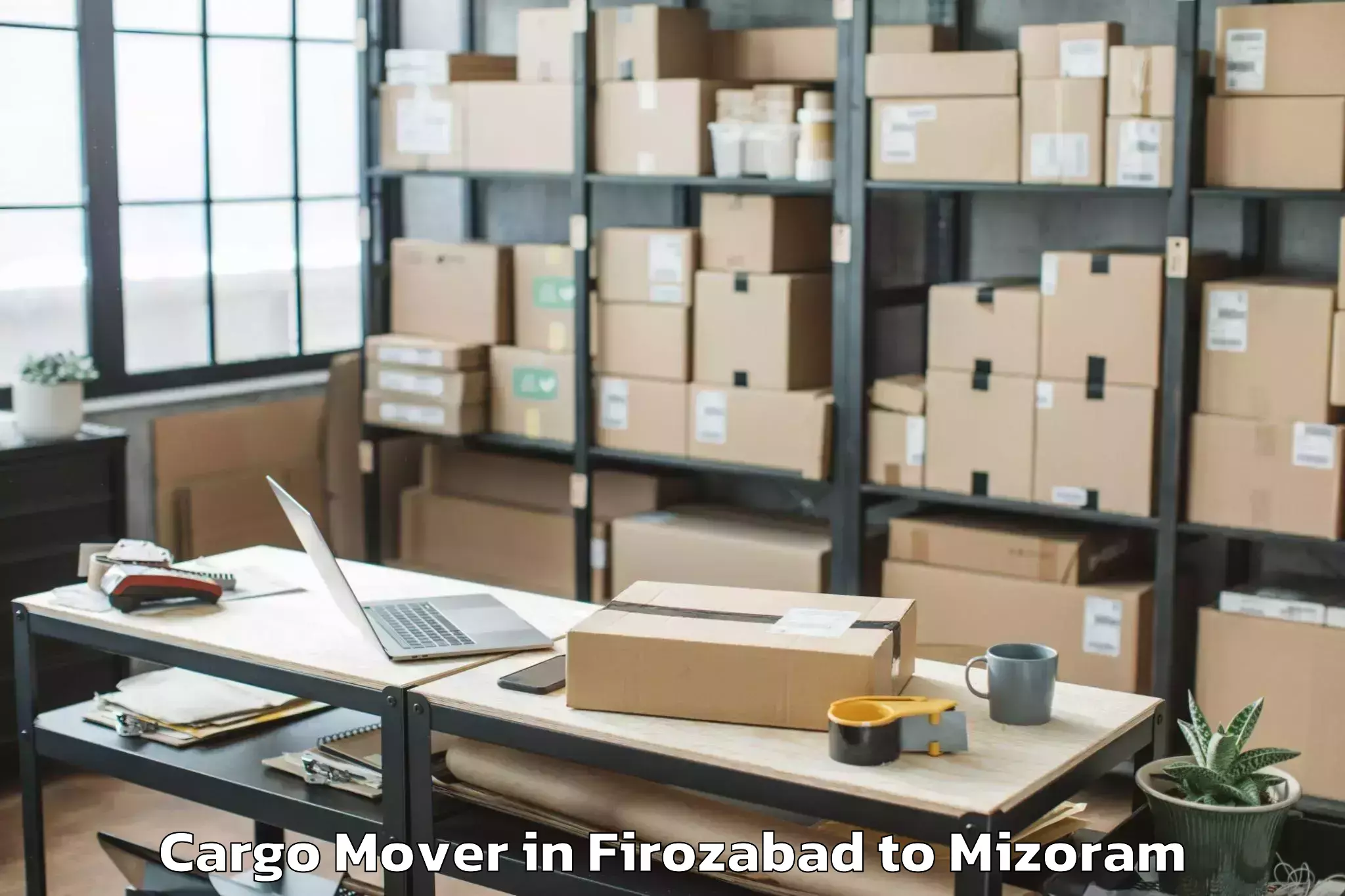 Professional Firozabad to Zawlnuam Cargo Mover